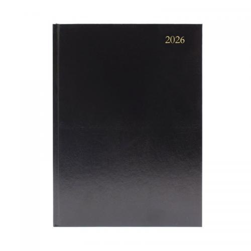 Condiary A5 Diary Appointment Day per Page 2026 Black