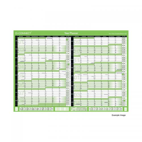 Q-Connect A1 Unmounted 16 Month Planner 2026-2027
