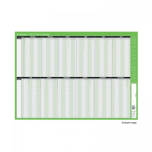 Q-Connect Staff Planner Mounted 2027