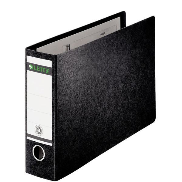 Leitz Board Lever Arch File A3 Oblong Black [Pack of 2]