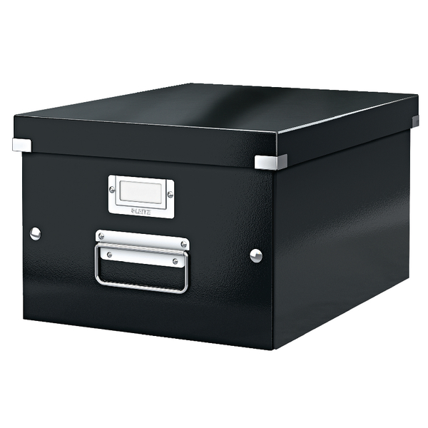 Leitz Click and Store A4 Medium Storage Box Black