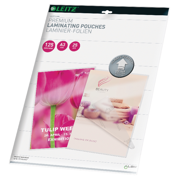 Leitz Ilam Laminating Pouch UDT A3 250 Micron [Pack of 25]