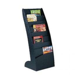 Fast Paper Curved Literature Display Black
