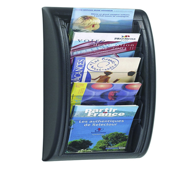 FastPaper Quick Fit Wall Display 5 x A5 Black