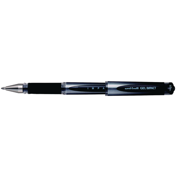 Uniball Gel Impact Rollerball Pen Black [Pack of 12]