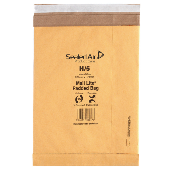 Mail Lite Padded Bags H/5 264x374mm [Pack of 100]