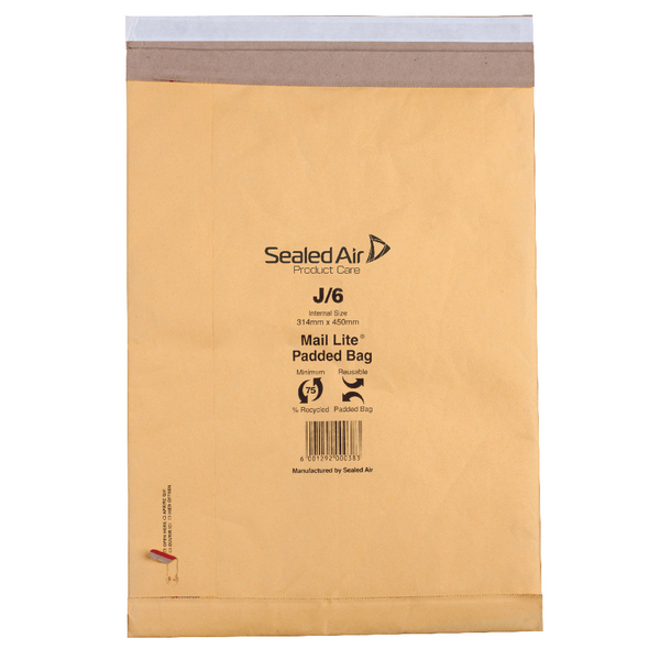 Mail Lite Padded Bags J/6 314x450mm [Pack of 100]