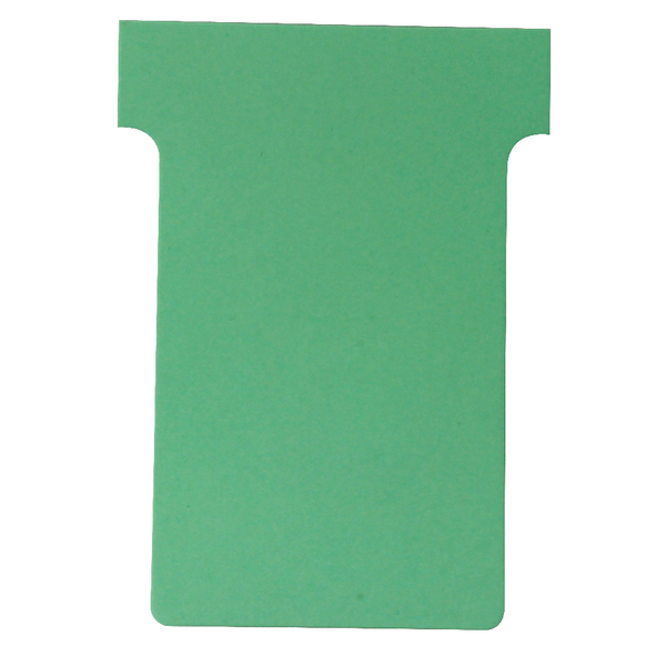 Nobo T-Card Size 2 Light Green [Pack of 100]