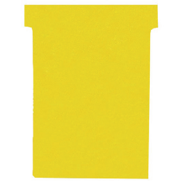 Nobo T-Card Size 2 Yellow [Pack of 100]