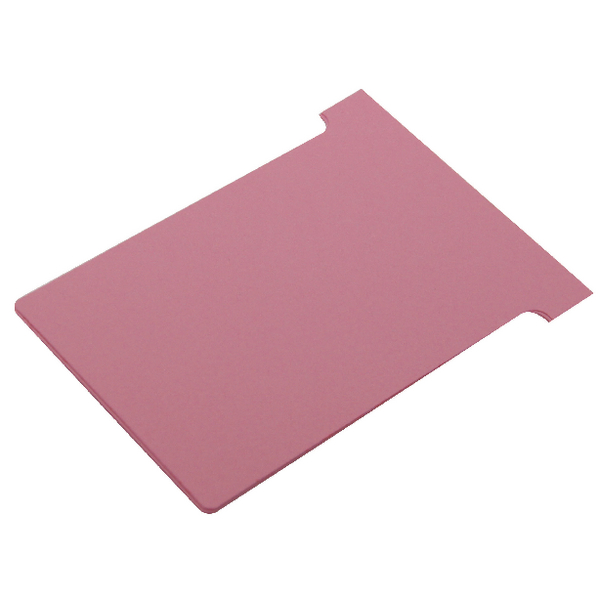 Nobo T-Card Size 3 Pink [Pack of 100]