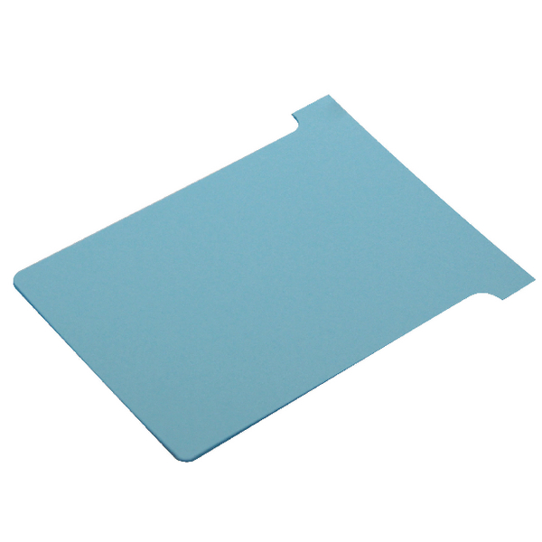Nobo T-Card Size 3 Light Blue [Pack of 100]