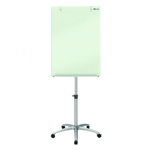 Nobo Diamond Glass Mobile Magnetic Flipchart Easel