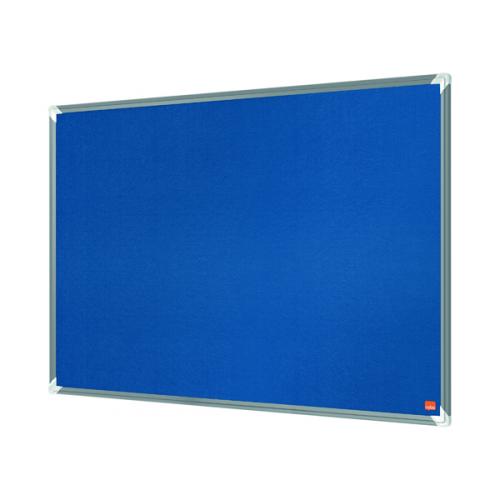 Nobo Premium Plus Blue Felt Notice Board 1200x900mm