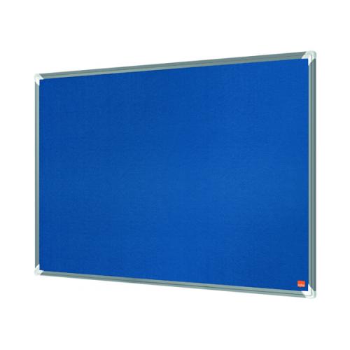Nobo Premium Plus Blue Felt Notice Board 1500x1200mm