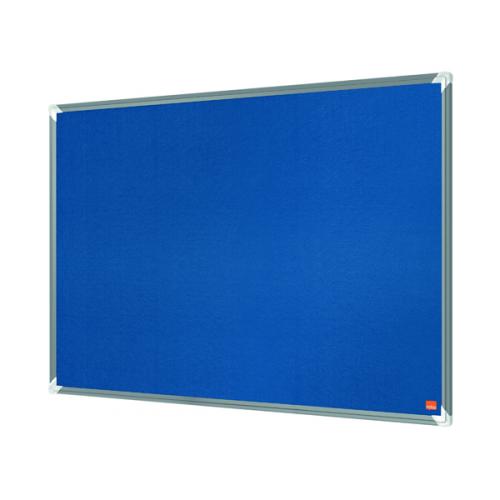 Nobo Premium Plus Blue Felt Notice Board 1800x1200mm