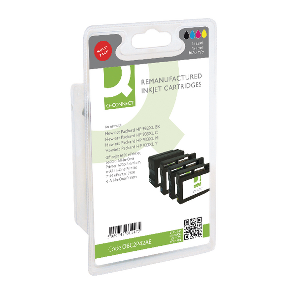 Compatible HP 932XL and 933XL Ink Cartridges [Pack of 4]