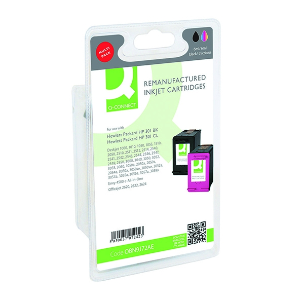 Compatible HP 301 Black and Colour Ink Cartridges