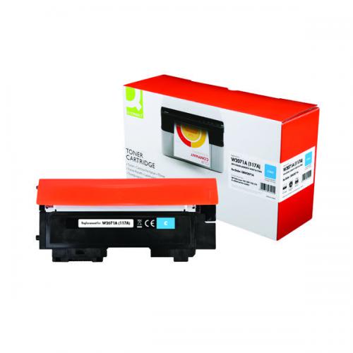 Q-Connect HP W2071A Toner Cartridge Cyan W2071A-COMP