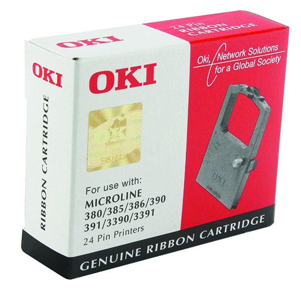 Oki ML380 Black Nylon Ribbon