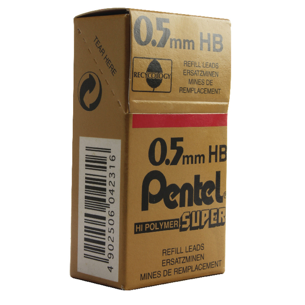 Pentel Leads 0.5mm HB [Pack of 12]