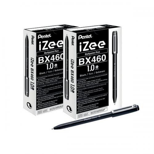 Pentel Permanent Marker Extra Fine Black [Pack of 12]