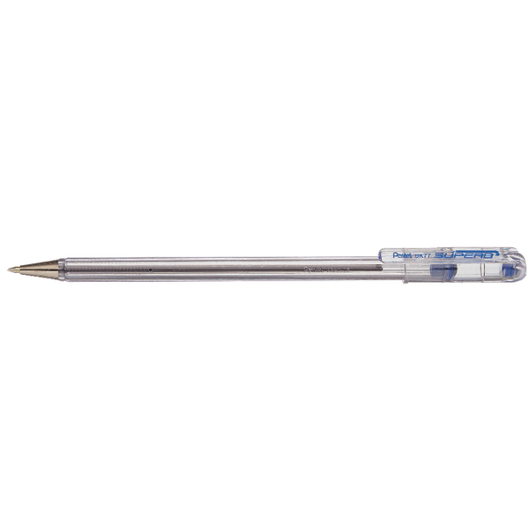 Pentel Superb Fine BallPen Blue [Pack of 12]