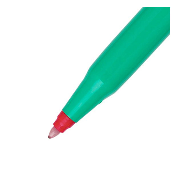 Pentel Ballpen Fine Red R50-B [Pack of 12]