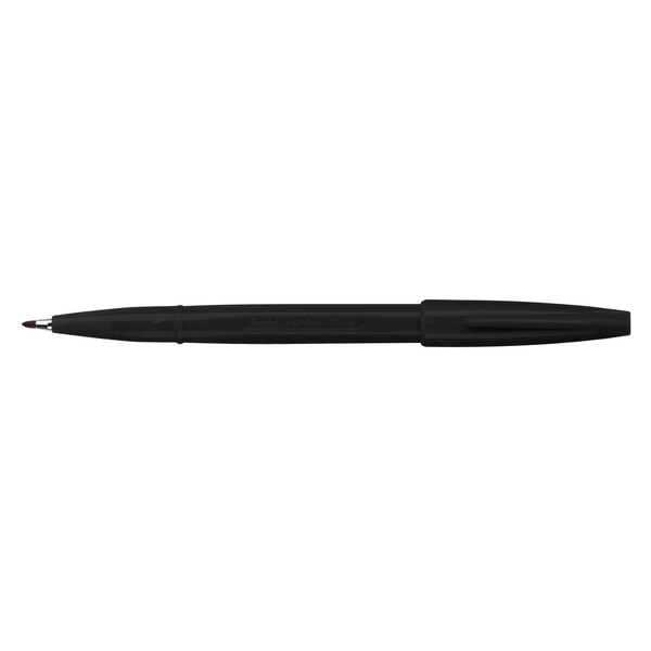 Pentel Signpen Fibretip Black S520-A [Pack of 12]
