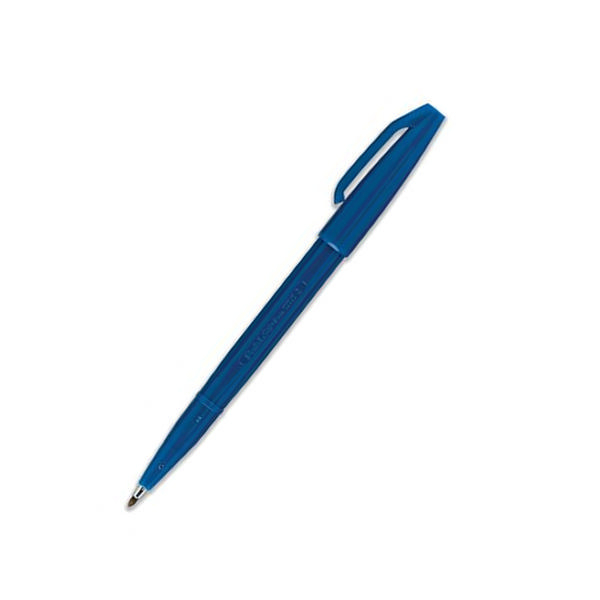 Pentel Signpen Fibretip Blue S520-C [Pack of 12]