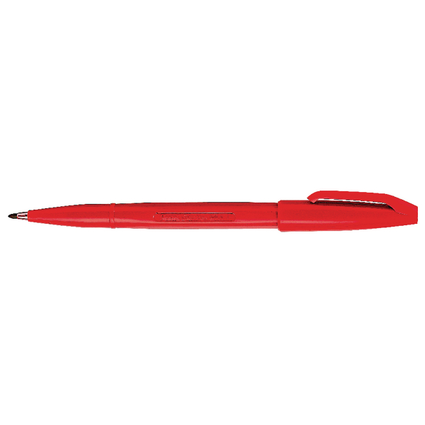 Pentel Signpen Fibretip Red S520-B [Pack of 12]