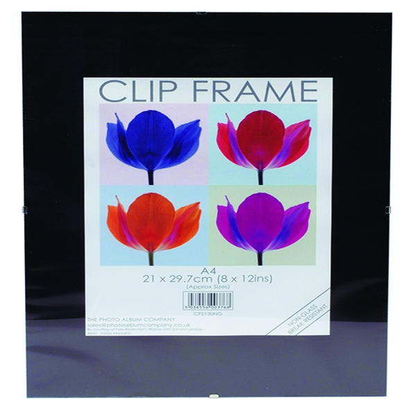 Signature Frameless Styrene A4 Clip Frame CF2130N