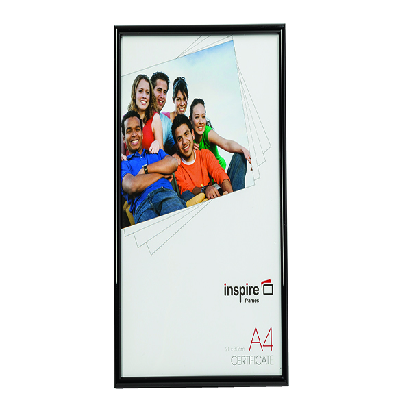 Photo Album Co Backloader A4 Black Glass