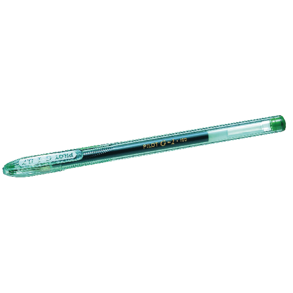 Pilot G1 Rollerball Gel Pen 0.7mm Green [Pack of 12]