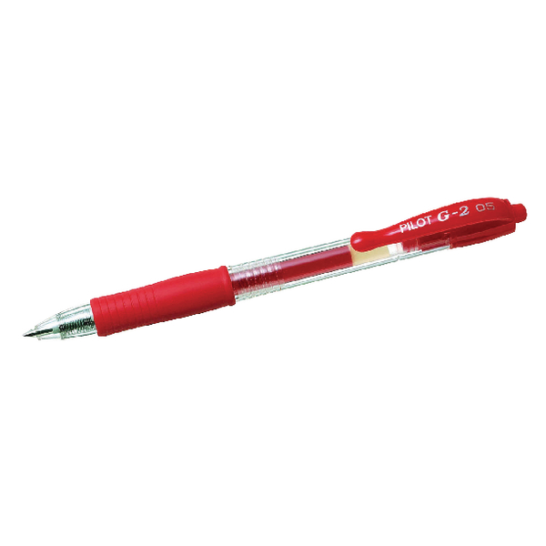 Pilot G205 Retractable Gel Pen Red [Pack of 12]