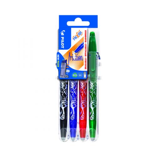 Pilot FriXion Set2Go Rollerball Pens Assorted [Pack of 4]