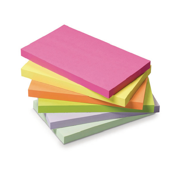 Initiative Sticky Notes Neon 76x127mm [Pack of 12] alternative image 1