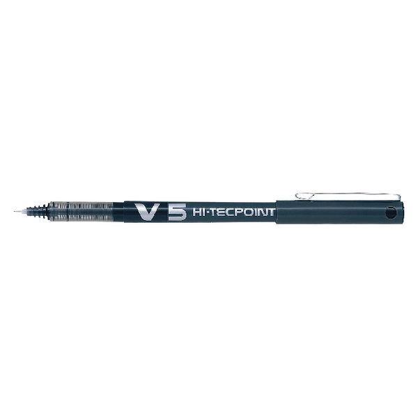 Pilot V5 Hi-Tecpoint Extra Fine Black [Pack of 12]