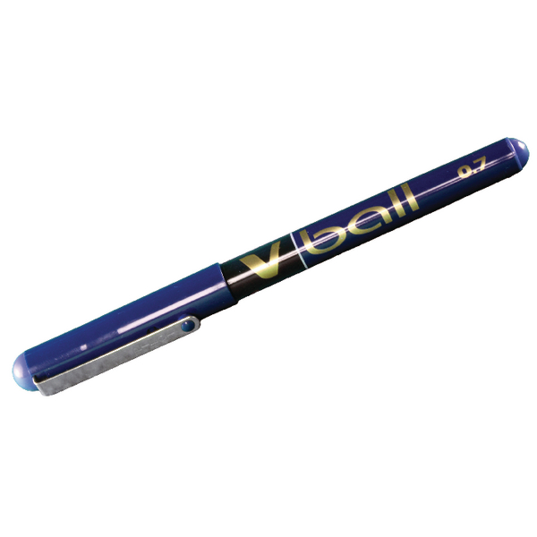 Pilot VBall Rollerball Pens Fine Blue [Pack of 12]