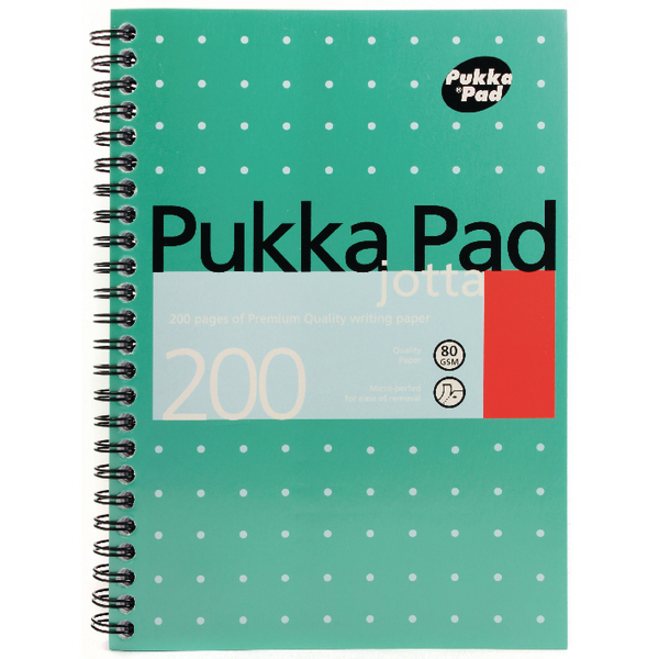 Pukka Jotta Metallic A5 Writing Pad [Pack of 3]