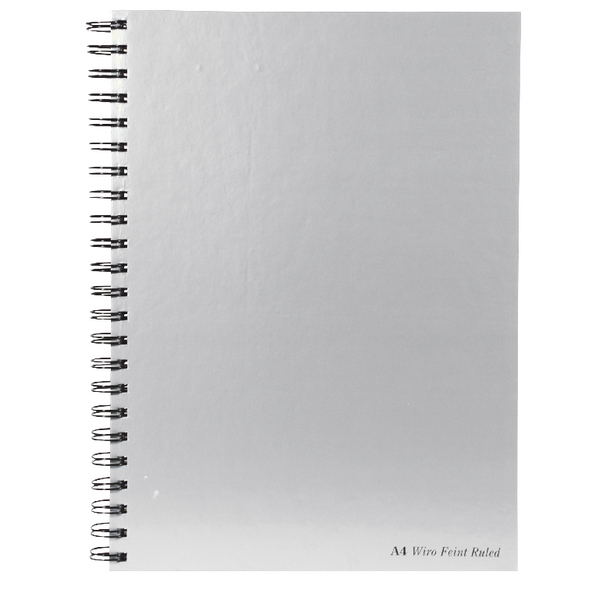 Pukka Pad Wirebound Book A4 Silver [Pack of 5]