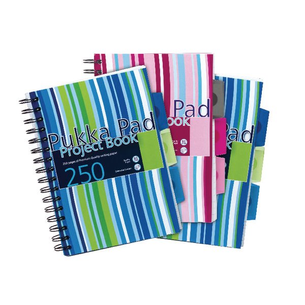 Pukka Pad Project Book Polypropylene A5 [Pack of 3]