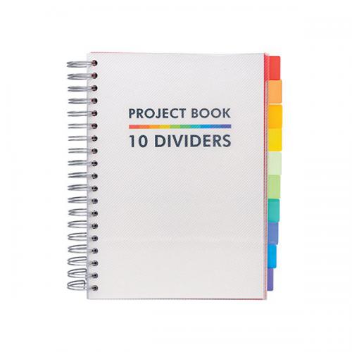 Pukka Pads Pukka Project Book with 10 Dividers B5 White