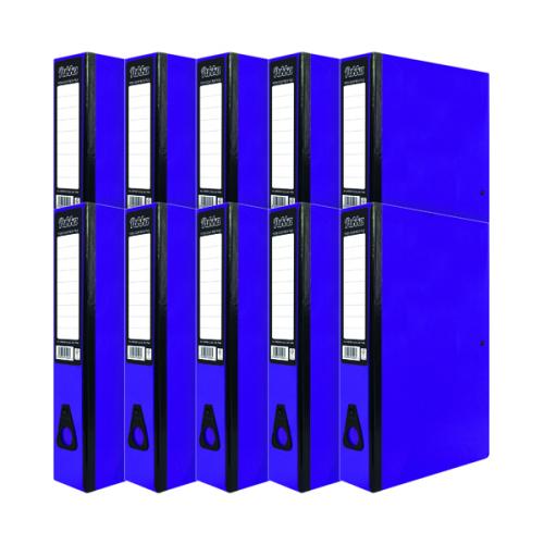 Pukka Brights Box File Foolscap Purple [Pack of 10]