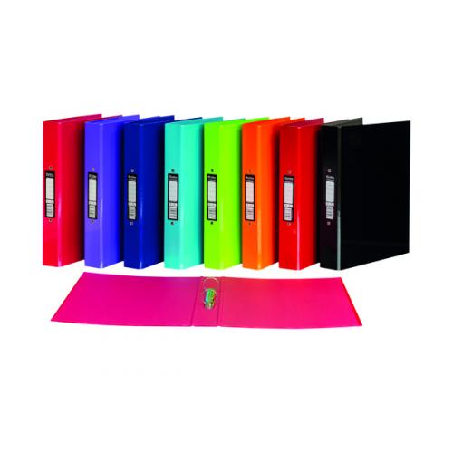 Pukka Brights Ringbinder A4 Assorted [Pack of 10]