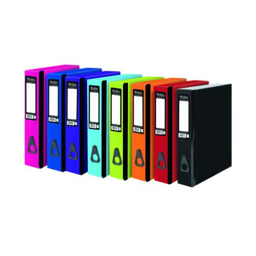 Pukka Brights Box File Foolscap Assorted [Pack of 10]