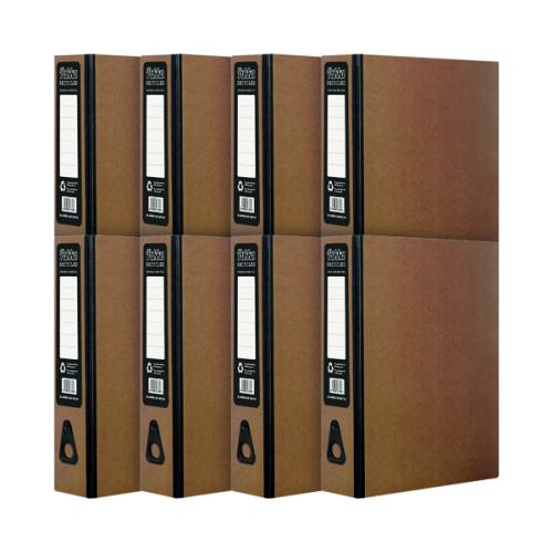 Pukka Recycled Box File Kraft [Pack of 8]