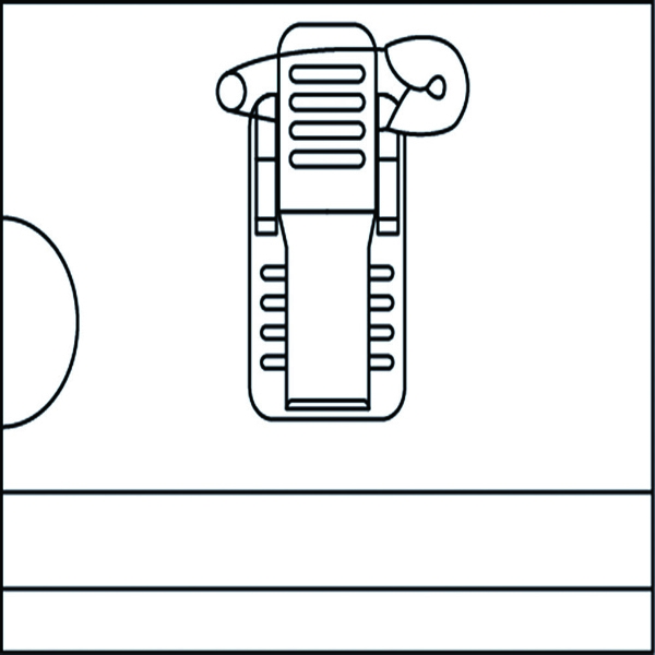 Combi Clip Name Badge 40x75mm