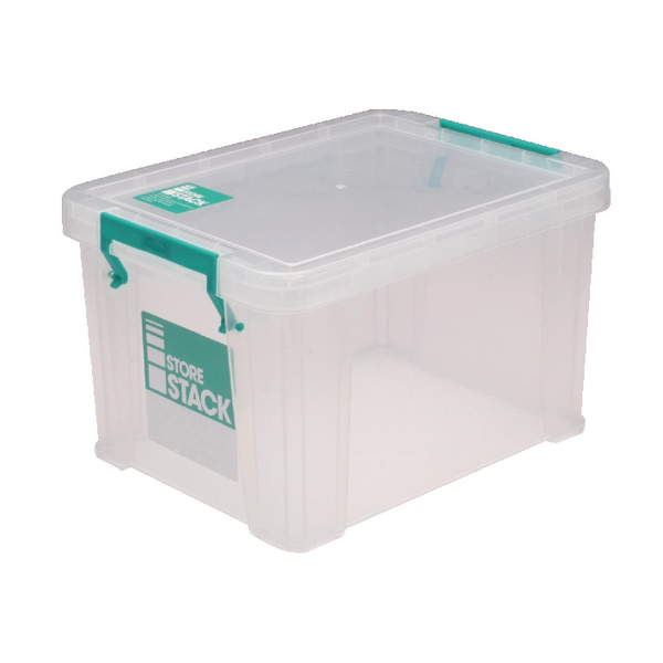 StoreStack Clear 1 Litre Storage Box 180x110x90mm