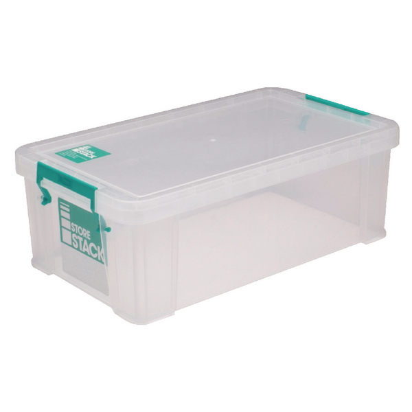 StoreStack Clear 7.5 Litre Storage Box 250x190x160mm