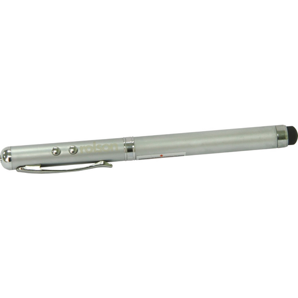 Rolson 4 in 1 Laser Pointer Pen Silver 1230082